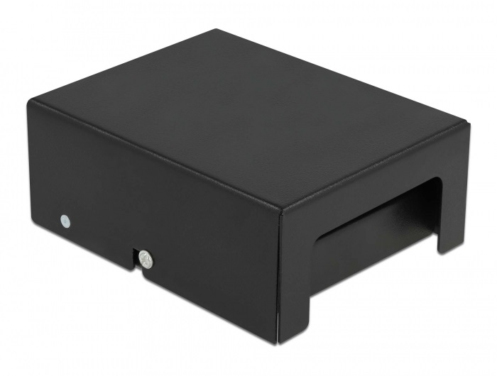 Delock 43409 4 portos fekete Keystone próbapanel