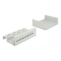 Delock 43412 8 portos szürke Keystone próbapanel