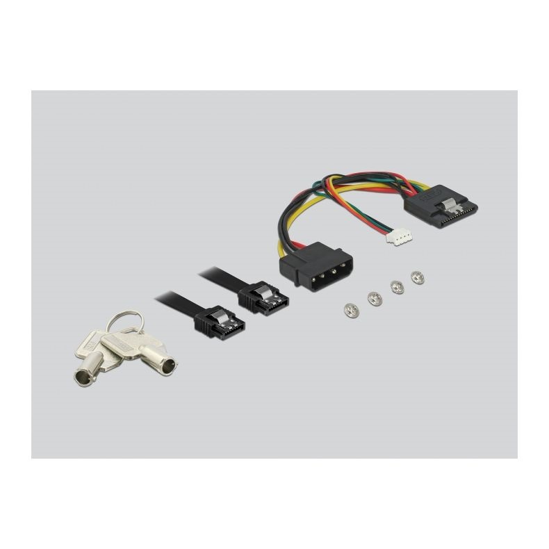 Delock 47191 5.25 Mobil Rack 3.5 SATA HDD-hez