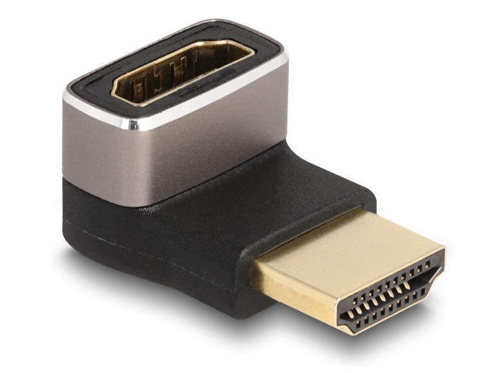 Delock 60085 8K 60 Hz szürke fém HDMI adapter
