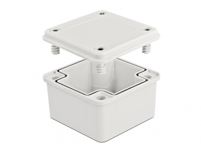 Delock 60396 IP65 vízhatlan 96x96x60mm szürke installációs ház