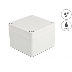 Delock 60397 IP65 vízhatlan 100x100x75mm szürke installációs ház