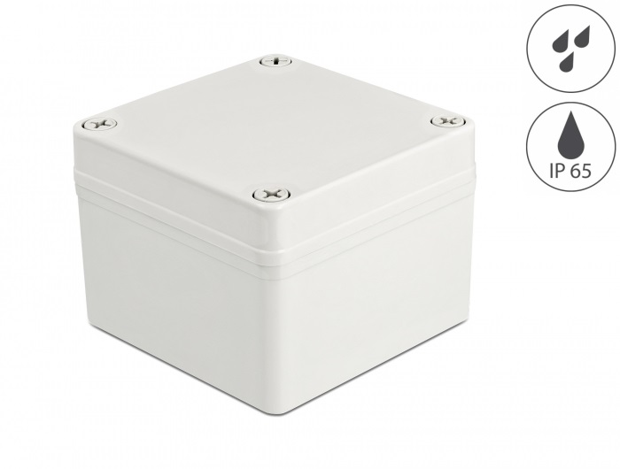 Delock 60397 IP65 vízhatlan 100x100x75mm szürke installációs ház