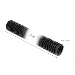 Delock 60457 1mx13mm fekete kábelvédő borítás