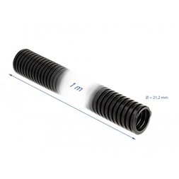 Delock 60458 1mx21,2mm fekete kábelvédő borítás