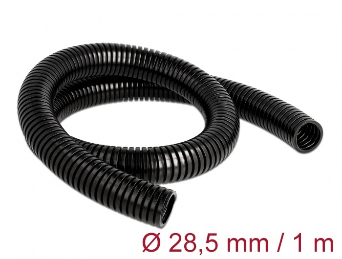 Delock 60459 1mx28,5mm fekete kábelvédő borítás