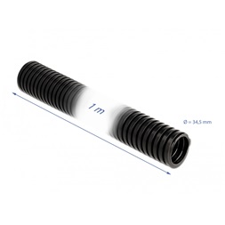 Delock 60460 1mx34,5mm fekete kábelvédő borítás