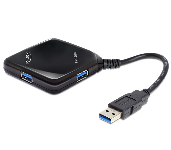 Delock 62485 USB 3.0-ás 4 portos külső hub