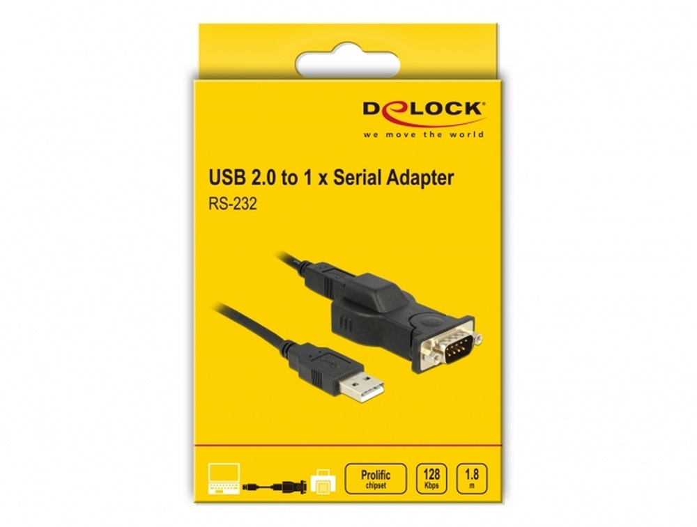 Delock 62589 Adapter USB 2.0 > 1 x soros