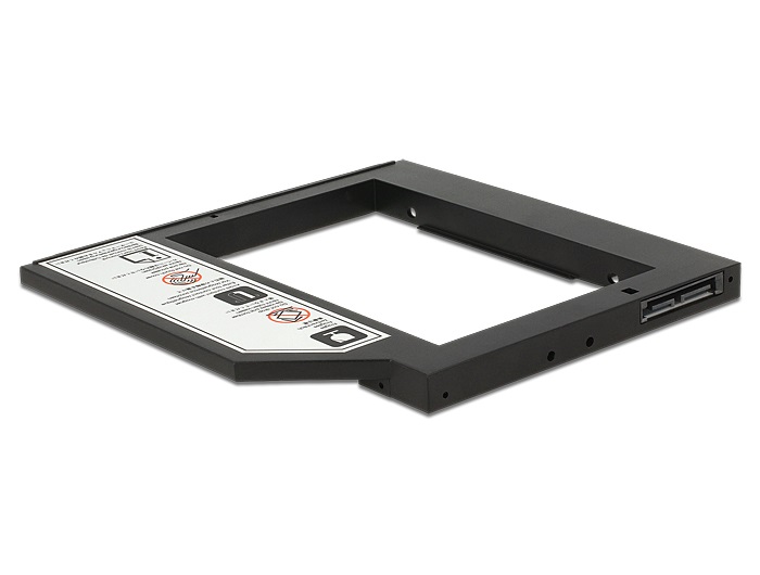 Delock 62669 Slim SATA 5.25" HDD/SSD beépítő-keret 9,5 mm