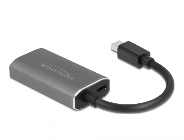 Delock 63200 mini DisplayPort 1.4 apa - HDMI 8K HDR anya aktív adapter