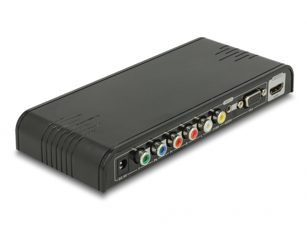 Delock 63963 CVBS / YPbPr / VGA > HDMI átalakító skálázóval