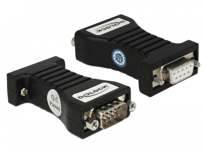 Delock 63968 1xsoros RS-232 DB9 anya/1xsoros RS-232 DB9 apa adapter