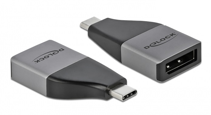Delock 64120 USB Type-C apa > DisplayPort anya 4K 60Hz kompakt adapter