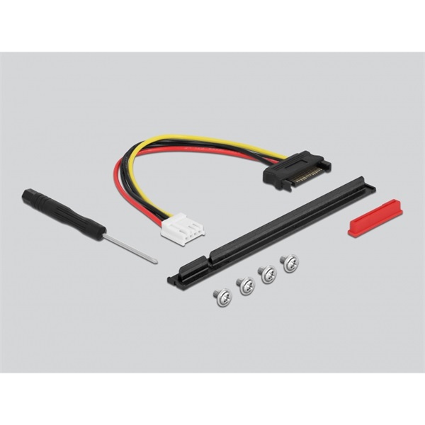 Delock 64134 M.2 M-key - PCIe x16 NVMe 20cm-es hajlított kábel adapter