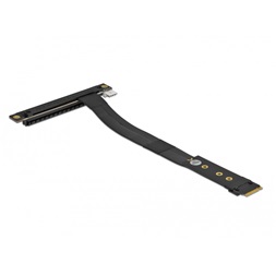 Delock 64134 M.2 M-key - PCIe x16 NVMe 20cm-es hajlított kábel adapter
