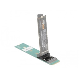 Delock 64137 M.2 A+E-key apa - M-key csatlakoztató karral döntött adapter