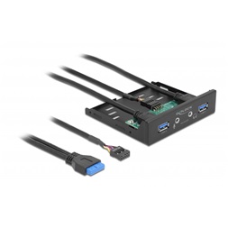 Delock 64150 2xUSB-A 3.2 Gen 1 + HD-Audio 3,5" beépíthető panel