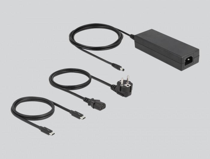 Delock 64157 3 portos Thunderbolt4 8K + 1x USB-A 3.2 HUB
