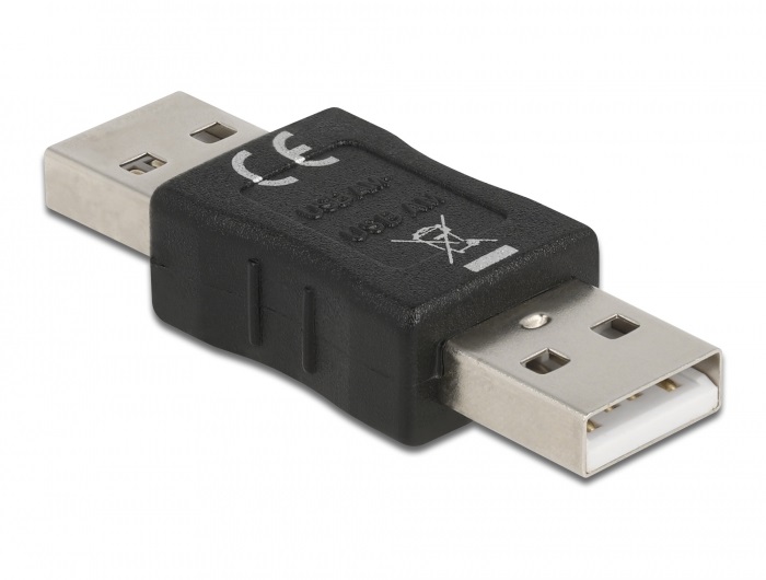 Delock 65011 USB-A apa - USB-A apa adapter