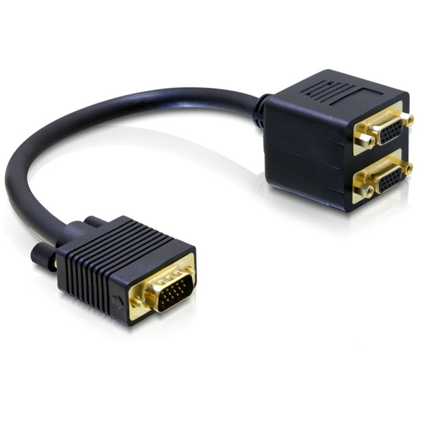 Delock 65060 VGA apa - 2xVGA anya adapter