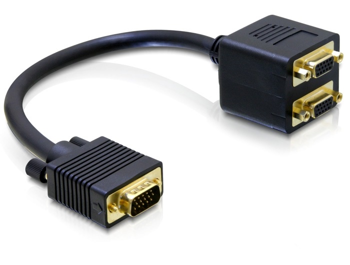 Delock 65060 VGA apa - 2xVGA anya adapter