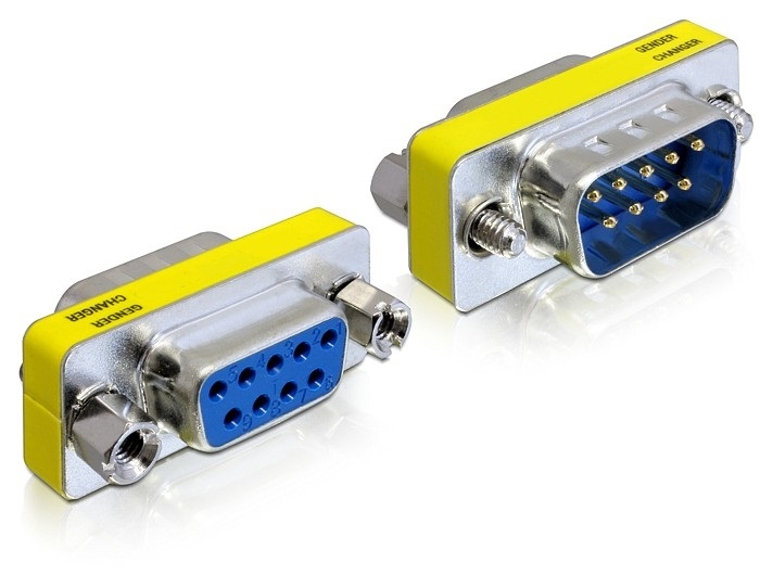 Delock 65249 Adapter Sub-D9 pin male / female