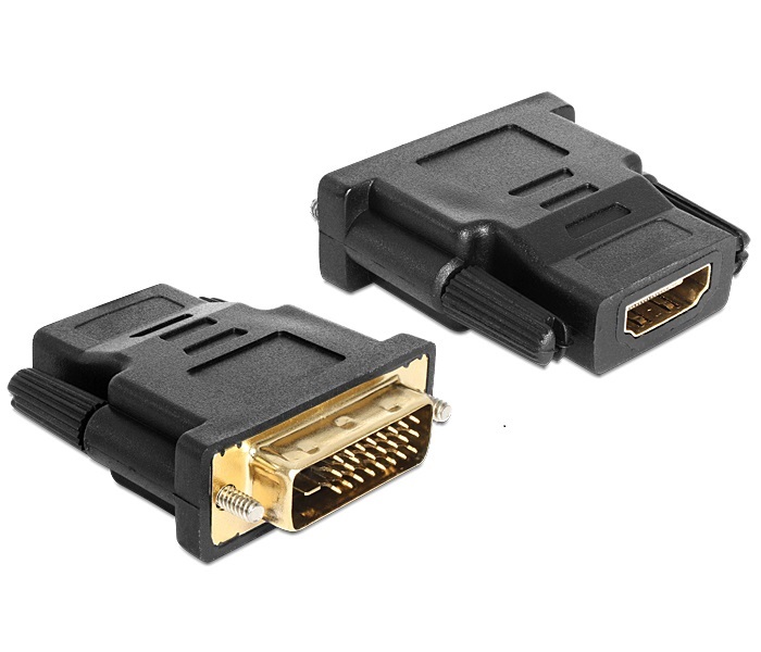 Delock 65466 DVI 24+1 pin apa > HDMI anya adapter