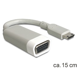 Delock 65471 HDMI-mini C apa/VGA anya adapter
