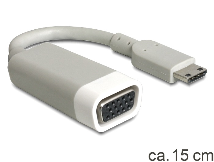 Delock 65471 HDMI-mini C apa/VGA anya adapter