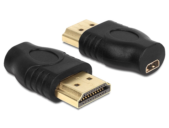 Delock 65507 HDMI micro D anya/HDMI A apa adapter