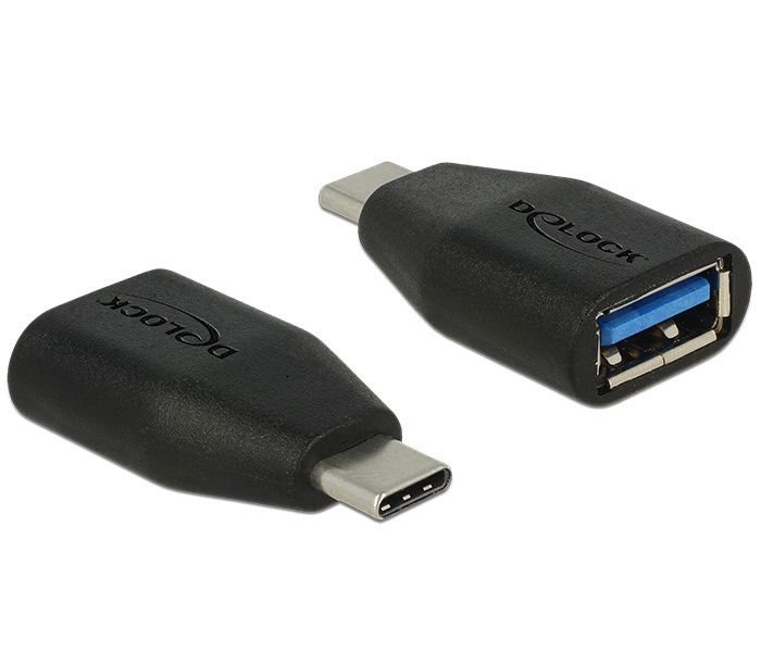 Delock 65519 Super High Speed USB 10 Gbps (USB 3.1 Gen 2) USB C típus > USB 3.1 A adapter