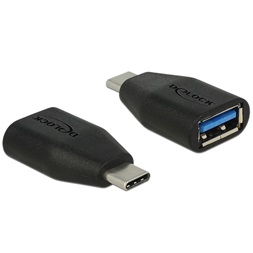 Delock 65519 Super High Speed USB 10 Gbps (USB 3.1 Gen 2) USB C típus > USB 3.1 A adapter
