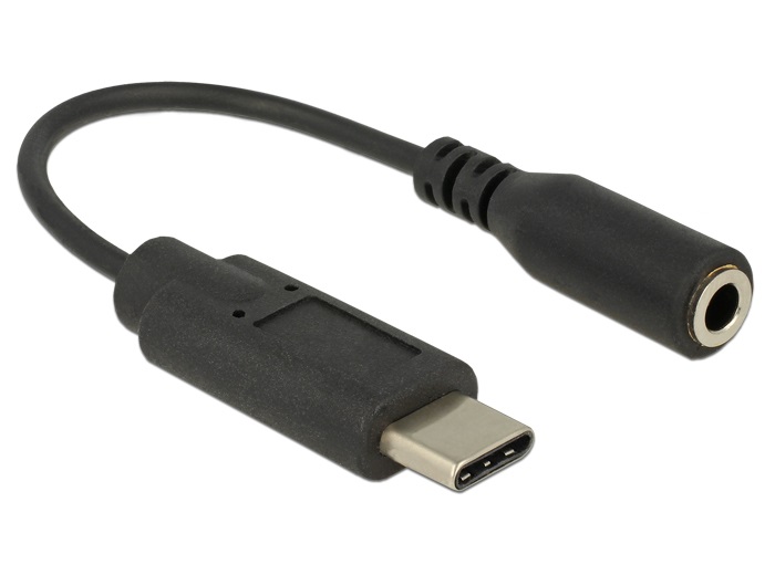 Delock 65842 14cm USB Type-C bemeneti/Stereo Jack kimeneti audio adapter
