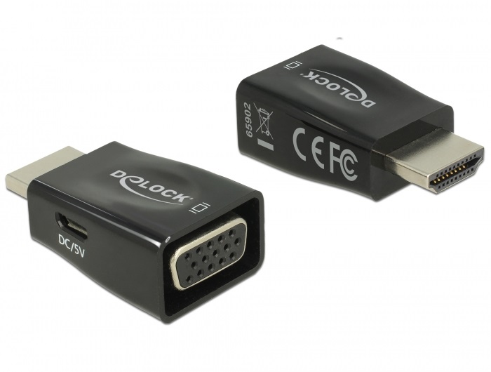 Delock 65902 HDMI-A apa > VGA anya adapter