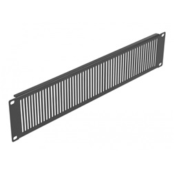 Delock 66671 19" 2U függőlegesen szellőző fekete panel