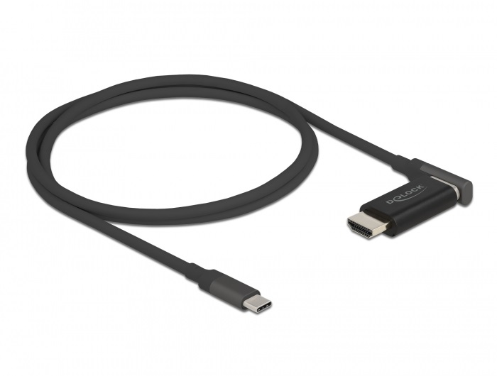 Delock 66685 1,2m USB-C - HDMI 4K 60Hz mágneses kábel