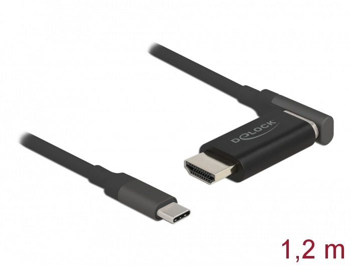 Delock 66685 1,2m USB-C - HDMI 4K 60Hz mágneses kábel