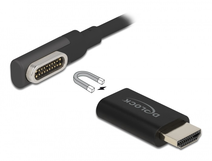 Delock 66685 1,2m USB-C - HDMI 4K 60Hz mágneses kábel