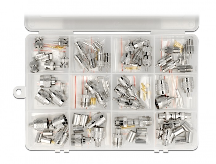 Delock 66810 48db-os 50 Ohm BNC/TNC/N krimp doboz