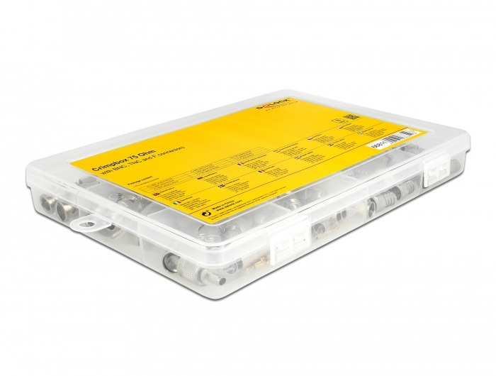Delock 66811 70db-os 75 Ohm BNC/TNC/F krimp doboz