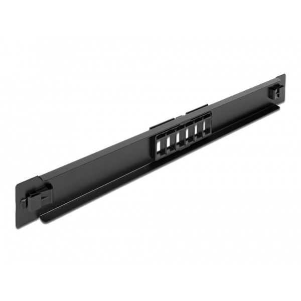 Delock 66820 19" 6 portos eszközmentes Keystone patch panel