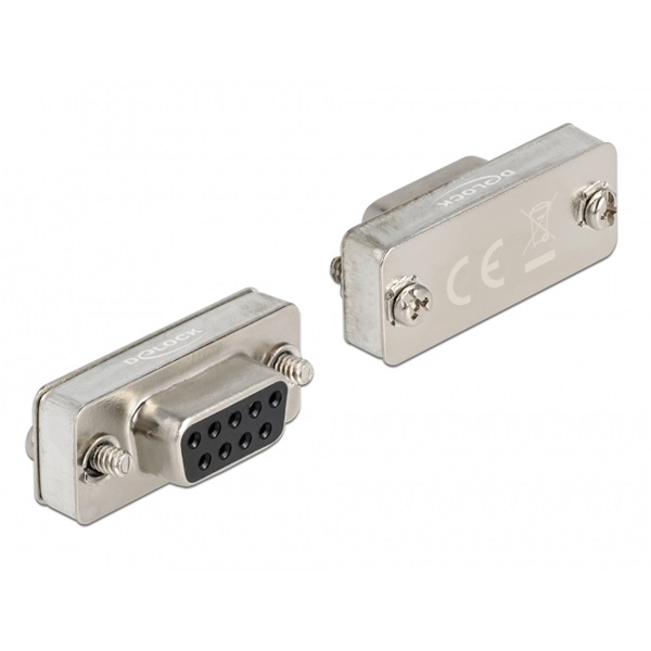Delock 66827 RS-232/422/485 - DB9 anya loopback adapter
