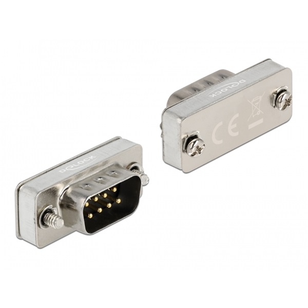 Delock 66828 RS-232/422/485 - DB9 apa loopback adapter