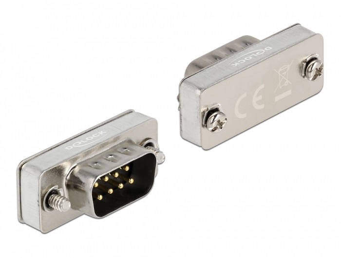 Delock 66828 RS-232/422/485 - DB9 apa loopback adapter