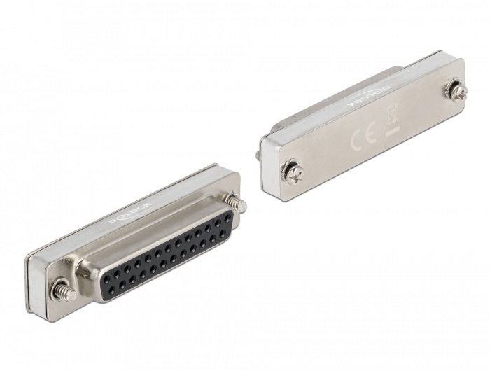 Delock 66831 RS-232/422/485 - DB25 anya loopback adapter