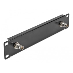 Delock 66851 10" 1U 2xBNC anya fekete panel