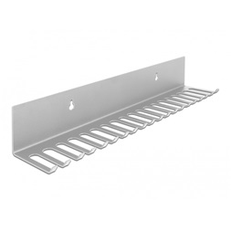 Delock 66888 318x65mm falra rögzíthető szürke kábelrendező