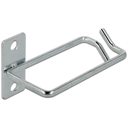 Delock 66517 80 x 40 mm oldalirányban eltolt fém rögzítő lemez kábeltartó