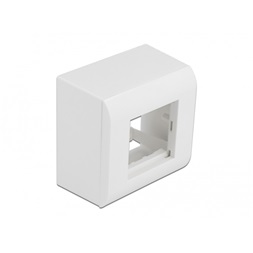 Delock 81332 Easy 45 82x82mm falra rögzíthető fehér ház